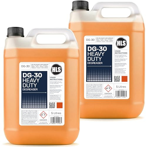 2 x 5L DG-30 Heavy Duty Degreaser - Industrial Floor Cleaner for Stubborn Dirt