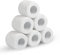 6 Rolls Cohesive Bandage, 5 cm x 4.5 m Yards Self Adherent Wrap Medical Tape Breathable Elastic Adhesive Bandage Athletic Sports Tape for Finger Ankle Wrist (White)