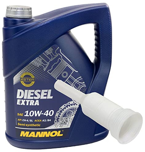 Motoröl Motor Öl MANNOL Diesel EXTRA 10W40 API CH-4/SL 5 Liter mit Ausgießer