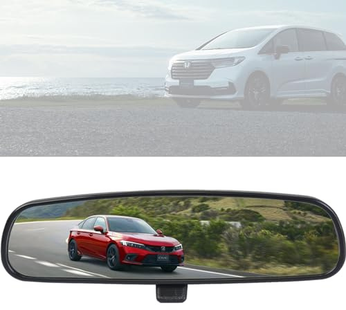 OEM Factory Honda Rear View Mirror Compatible With 1998-2013 Accord, 2006-2011 Civic CSX, 02-08 Pilot, 10-14 Insight, CR-Z & Subaru 04-13 Forester, Impreza, Interior Rearview Day Night Mirror