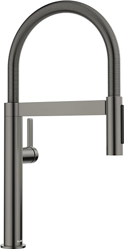 BLANCO CULINA-S II Mini | Küchenarmatur | Mit herausziehbarem Schlauch | [8,1x24x44,8 cm] | Wechsel von Klarstrahl in Brausestrahl | Wasserqualität & wassersparend | Hochdruck