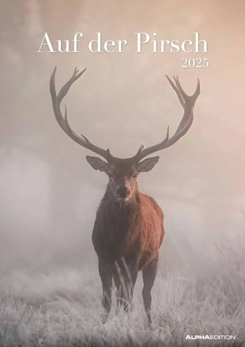 Alpha Edition - Sul calendario 2025 Pirsch 29,7 x 42 cm, calendario con immagini di alta qualità dal mondo animale, possibilità per appuntamenti, fasi lunari e date di vacanza DE/AT/CH