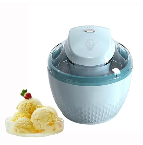 WAOCEO Sorbetière Sorbetiere Machine à crème glacée Maison Mini cône de Yaourt Automatique Bricolage Glace aux Fruits congelés alimenté par USB Gelato Maker