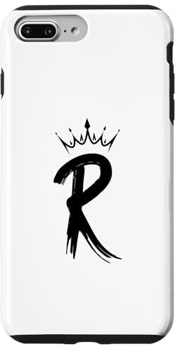 iPhone 7 Plus/8 Plus Queen King Letter R - Favorite Letter With Crown Alphabet Case