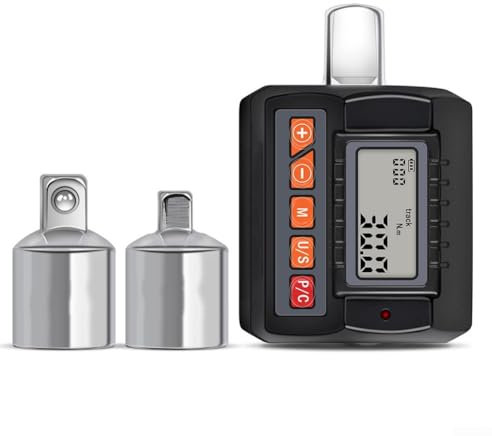 Digitaler Drehmomentmesser, Drehmomentschlüssel-Tester mit Adapter, tragbares digitales Messgerät, Display, Befestigungs-Reparaturwerkzeug für Auto und Fahrrad