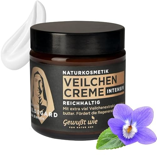Hildegard Veilchencreme Intensiv | Aus Österreich | Traditionelle Rezeptur Nach Hildegard Von Bingen | Zertifizierte Naturkosmetik | Haut & Pflegecreme | 100 ml