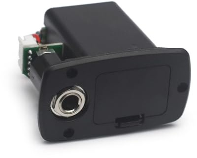 Boîtier de batterie 9 V pour micros actifs de guitare et basse – Compartiment à piles noir