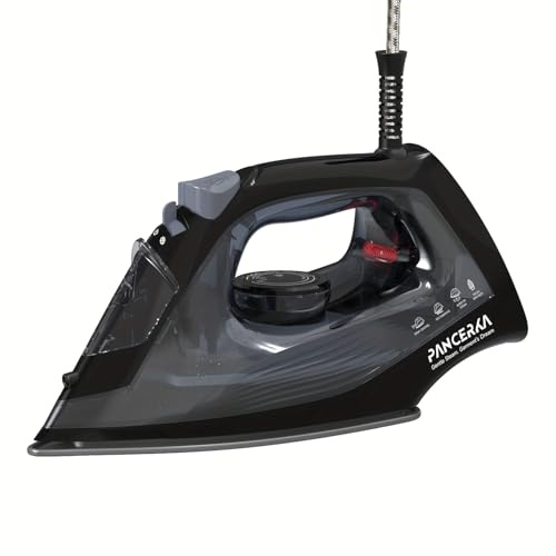 PANCERKA 1600W Steam iron, Adjustable Thermostat Control steam iron, non-stick soleplate, Overheat Safety Protection & Variable Steam Control, suitable for ironing clothes on all fabrics