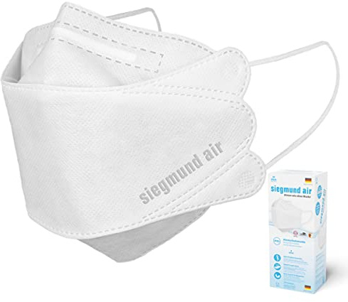 Siegmund 20 x Air FFP2 Maske Mundschutz Weiß - V25