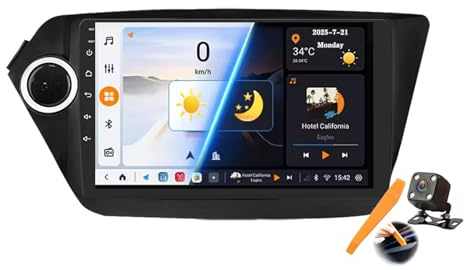 Y700S, Autoradio Android 15.0 per KIA K2 RIO 3 2011-2015 Navigazione GPS Satellitare 9'' Touchscreen Lettore DVD Multimediale Video Ricevitore FM BT con Carplay 4G 5G WiFi DSP SWC