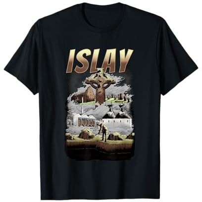 Islay Single Malt Whisky Liebhaber Design T-Shirt