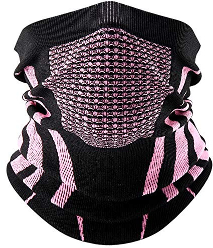 WTACTFUL Schlauchschal Herren Sturmhaube Motorrad für Winter Ski Snowboard | 1-2 Stück Halstuch Herren Halswärmer Halbe Skimaske Halsschlauch für Winter Laufen Skifahren Fahrrad Running