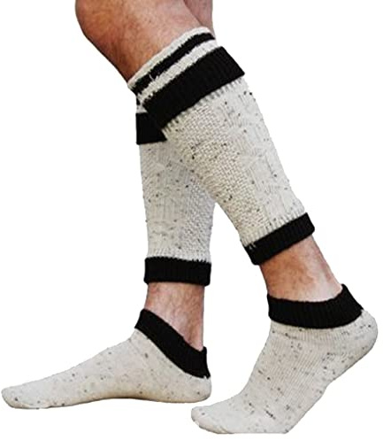 Bangla Herren Trachten Loferl Wadenstrümpfe Trachtensocken Socken meliert braun 43-46