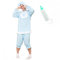 A2ZFD Adult Unisex Big Cry Baby Costume + Jumbo Milk Bottle : Novelty Stag Hen Fancy Dress (Standard up to 44'' Chest), Blue