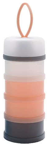 Wangduodu Milk Storage Container, 4 Layers Baby Milk Powder Dispenser, Formula Powder Storage Pot, Portable Food Storage Containers, Snacks, Powder Container for Outdoor Travel