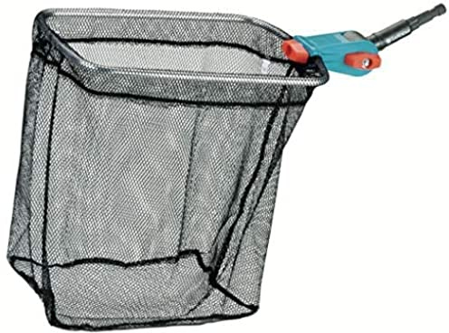 Gardena Teichreiniger Set; zum Abfischen und Abschöpfen von Laub, Insekten etc. von der Teichoberflächen; enthält combisystem-Teichreiniger und Aluminiumstiel 130cm
