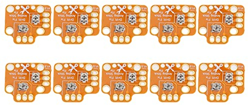 10Pcs Drift Repair Board, Gamepad Joystick 3D Analog Stick Drift Fix Mod, Controller Analog Stick Drift Repair Tools Fit Remplacement Des Composants Cassés Du Contrôleur pour PS4 pour PS5 (Or)