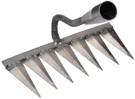 Rastrillo de jardín de cultivo, Rastrillo de garras de jardinero, Rastrillo de malas hierbas para cortar, Herramientas agrícolas, Deshierbe, Picar, Rootear el suelo, Artefacto de aflojamiento,