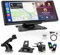 Carpeer CarPlay & Android Auto Display Car Stereo, Auto-Display, 10.26-Zoll-IPS-Touchscreen, Digital Receiver mit 1080p-Rückfahrkamera, Super Link, GPS Navigation, S1ri, Bluetooth Audio, FM, AUX
