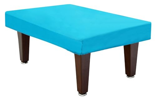 YELARXI Billiard Pool Table Cover Billiards Accessories, 8 Feet Oxford Waterproof Dustproof Fit for Protecting Pool Table Outdoor Indoor Home Club Bar (Blue)