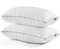 BedStory Set di 2 Cuscini Letto 40x70 cm - Memory Foam Triturato e Fibra con Riempimento Regolabile, Morbidi e Traspiranti per Dorme, Rivestimento Lavabile