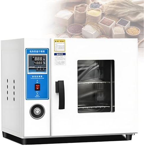 Horno de secado de temperatura constante de 15 l/40 l, caja de secado de alimentos de laboratorio con control de temperatura, temporizador y revestimiento galvanizado, para secar artículos. 15L