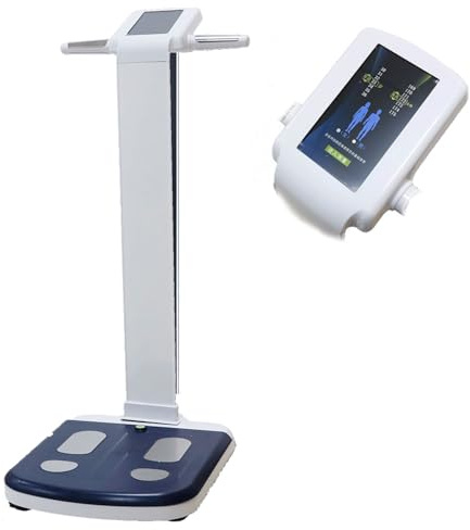 Intelligenter Körperfettanalysator,Touch Bioimpedanzanalysegerät ,Bmi-Waage Mit Körperfett,Körperfettwaage Handsensoren,Analysewaage Zur Messung Von Körperfett, Muskelanteil, Kalorienbedarf Etc