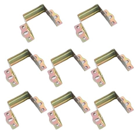 Staffa For Telaio Letto 4/8/12 Pezzi, Supporto Angolare A Forma Di U, Trave, Accessori Hardware, Fissaggio Scheda(8pcs)
