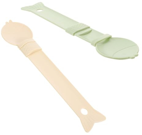 Homoyoyo 2pcs Cat Food Spoon Wet Food Pet Feeding Spoon Cat Treat Dispenser Small Dogs Kitchen Utensil
