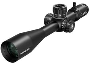 DISCOVERYOPT EDGENII 5-25X56SFIR FFP-Z Rifle Scope 5-25x First Focal Plane 34mm ED Glass Zero Stop Illuminated Reticle Waterproof Fogproof for Long Range Hunting (MOA)