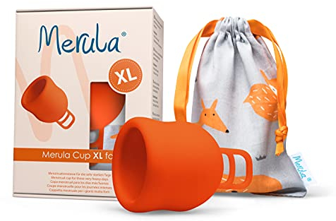 Merula Cup XL fox (naranja) - La copa menstrual para los días más fuertes
