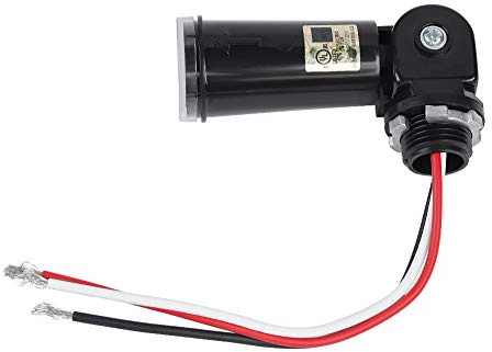 Photoelectric Switch Sensor 120V Photocell Dusk to Dawn Button Photo Control Eye Switch Flush Mount