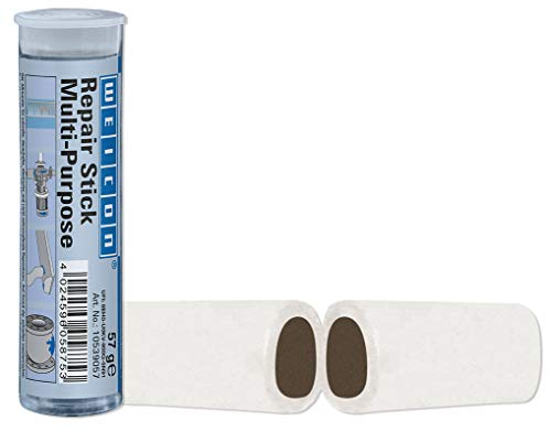 WEICON Repair Stick Multi-Purpose 57 g, Powerknete, Universal Epoxidharz Knete, 2 Komponenten Reparaturknete, altweiß