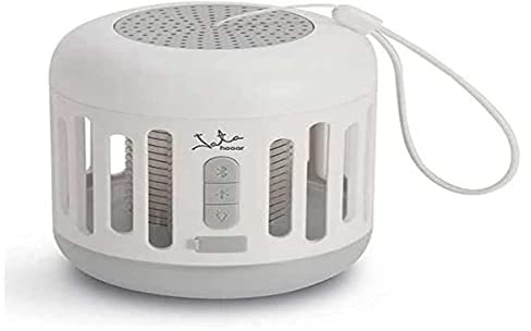 Mostrap Atrapa Mosquitos, lámpara y Altavoz Bluetooth MIB7 de Jata Hogar. Uso Exterior e Interior. 6 Bombillas de LED Ultravioleta atraen a los Mosquitos. Altavoz de Gran definición.
