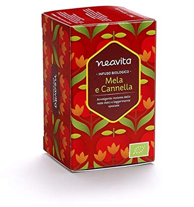 Neavita - Infusi e Tisane in filtro (Infuso di Frutta, Mela e Cannella 15 filtri)