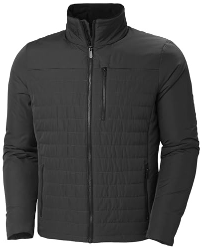 Helly Hansen Hombres Chaqueta aislante Crew 2.0, Negro, L