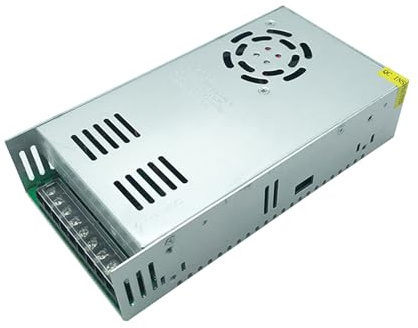 Yasta Alimentatore Stabilizzato 12V 50A Trasformatore Professionale 220V Switching con Ventola di Raffreddamento e Trimmer Regolabile