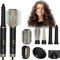 Layhou Airstyler Set, 8 in 1 Warmluftbürste Set, Hairstyler Stylingbürsten mit Haartrockner Rundbürstenföhn Airflow Multifunktions Haarstyling zum Trocknen,Volumisieren,Glätten, Haarbürste