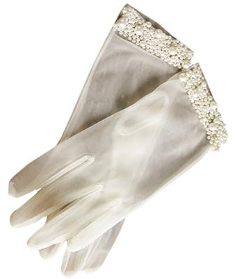 SOIMISS 1 Paar Transparente Brauthandschuhe Für Hochzeitskleider Elegante Brautaccessoires Für Kleider