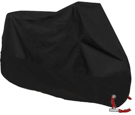 Fundas para Motos Cubierta Impermeable Motocicleta Cubierta Lluvia Protección UV Exteriores Funda Moto Scooter Bicicleta Tienda Campaña ML XL XXL XXXL XXXXL 2020 Cubierta Impermeable(Svart,3XL)