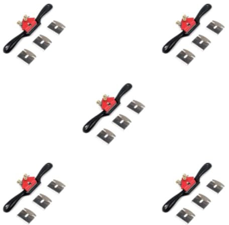 yuwqqoajv 5 Juegos de Herramientas de corte, radios de Metal, carpintería con hoja, herramientas de carpintería, corte Manual, herramientas de afeitado y otros trabajos curvos