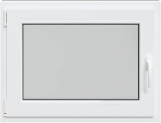 vidaXL Basement Window RISOR 80x50 cm Tilt&Turn DIN Left Anthracite