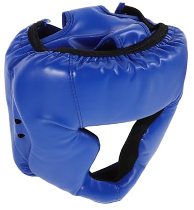 JOINPAYA Casque De Boxe Équipement De Protection De Boxe Équipement De Combat pour Les Enfants Casque De Karaté Karaté Gear pour Les Enfants Couvre-Chef Lutte Hommes Éponge Bleu