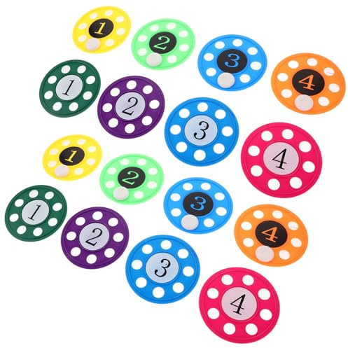KICHOUSE Disques de Plongée Numérotés pour Entraînement Aquatique Jouets de Piscine Colorés pour Garçon et Filles Ensemble de Disques de Récupération pour Jeux de Natation et