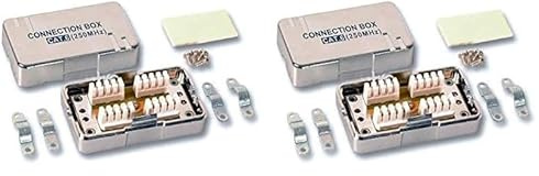 PremiumCord CAT.6 Cable Junction Box, Stop, Shielded (Pack of 2)