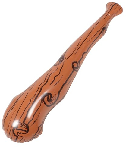 Abaodam Mazza da Baseball Gonfiabile in PVC 90 CM Giocattolo Gonfiabile a Forma di Bastone per Decorazioni e Bomboniere per Feste Sportive e Compleanni