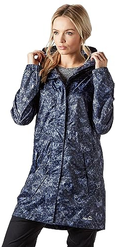 Peter Storm Women’s Parka In A Pack with Adjustable Hood, Waterproof, Breathable, Lightweight & Packable Raincoat (UK, Numeric, 20, Regular, Regular, Purple)