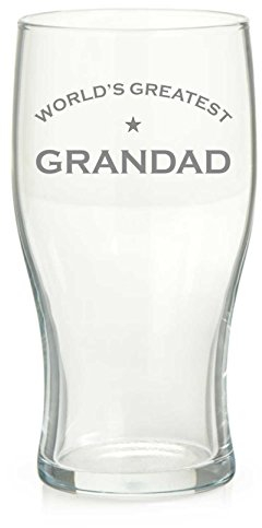 Derwent Laser Crafts World's Greatest Grandad - Professionally Engraved Pint Glass