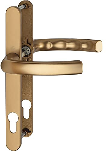 bybyhome 11850723, bronze Drückergarnitur LIÈGE-auf Schmalschild 24 mm, 67-72