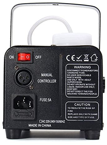 PRUJOY Máquina de Humo Mini LED Fogger Remoto Máquina de Niebla de Halloween con Control Remoto inalámbrico para Bodas Fiesta Halloween y Efecto de Escenario para Fiestas Fotografía